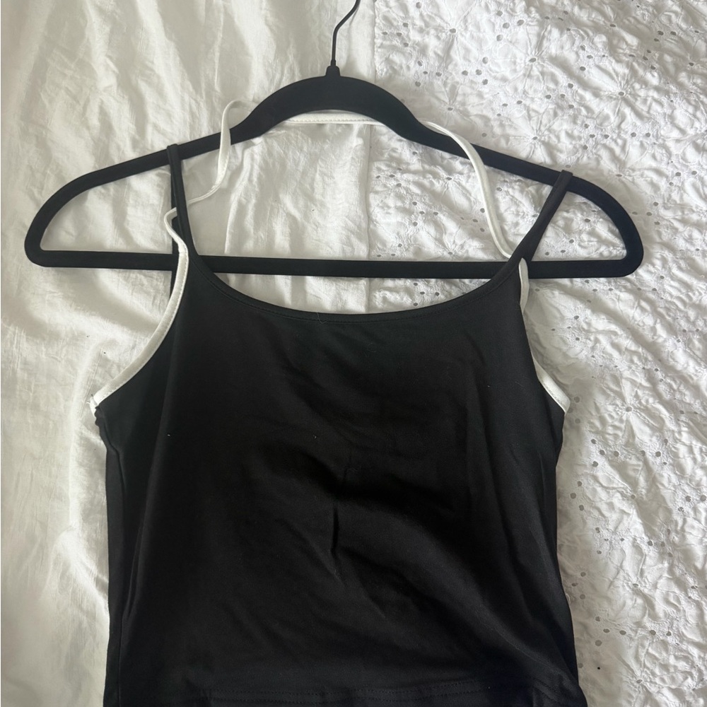 Amazon Black and White Camisole Top